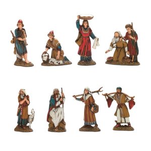 Hirten Set 8 Standard 10 arabische Art für Krippe im Maßstab 1:20