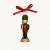 Addobbo per Albero Arthur Kingsley Oro Rosso e Verde Dipinto a Mano
