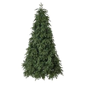 Albero di Natale artificiale Abete Alto Tesino da 180 cm con forma conica e 1395 punte.