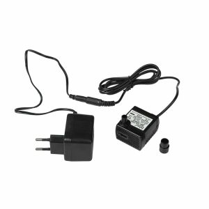 Pompe à eau submersible pour fontaines et cascades avec débit réglable - 3W, câble de 1,4 m