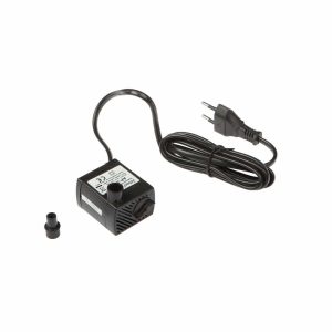 Pompe à eau pour fontaines à eau 2.5W AP-300 avec réglage du débit et 2 ventouses