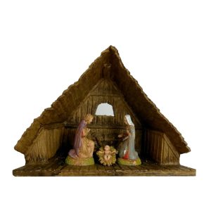 Cabane en PVC avec crèche 6 cm