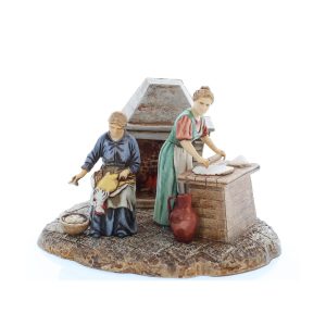 Gruppo Cucina Standard 10 Stile Napoletano per Presepi in Scala 1:20