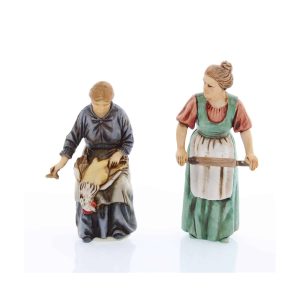 Donna che Spenna e Donna con Mattarello Standard 10 Stile Napoletano in Scala 1:20