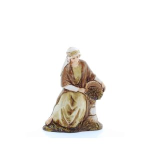 Donna sul Muretto Standard 10 Stile Arabo per Presepi in Scala 1:20