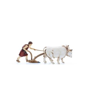 Gruppo aratro Standard 10 Stile Napoletano per Presepi in Scala 1:20