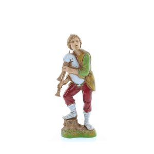 Pastorello con Zampogna Standard 10 Stile Napoletano per Presepi in Scala 1:20
