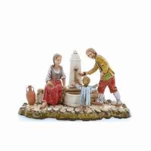 Gruppo Fontana Standard 10 Stile Napoletano per Presepi in Scala 1:20