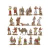 Set 21 Pastori e 1 Cammello Micro 3.5 per Presepi in Scala 1:50