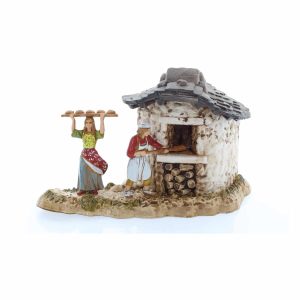 Scena Forno Mini 6 Napoletano per Presepi in Scala 1:32