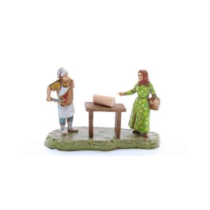 Scena Salumiere Mini 6 Napoletano per Presepi in Scala 1:32
