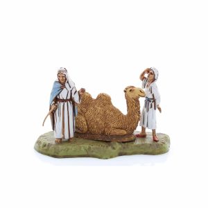 Cammellieri con Cammello Seduto Mini 6 Napoletano per Presepi in Scala 1:32