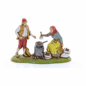 Scena Castagnara Mini 6 Napoletano per Presepi in Scala 1:32