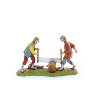 Scena Boscaioli Mini 6 Napoletano per Presepi in Scala 1:32