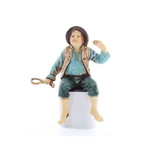 Carrettiere Standard 10 Stile Napoletano per Presepi in Scala 1:20