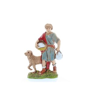 Uomo con Cane Standard 10 Stile Napoletano per Presepi in Scala 1:20