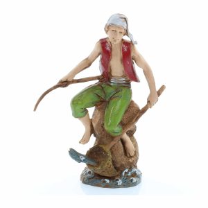 Pescatore Standard 10 Stile Napoletano per Presepi in Scala 1:20