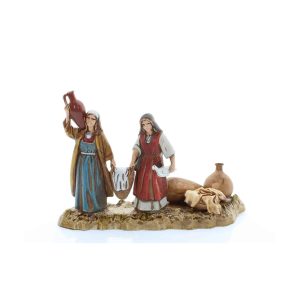 Gruppo Donne con Anfore e Panni Standard 10 per Presepe in Stile Arabo Scala 1:20