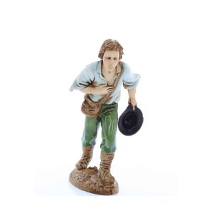 Pastore con Cappello in Mano Medio 12 in Scala 1:15