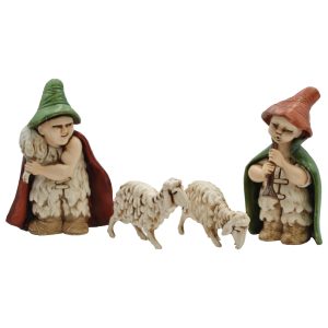 Set of 2 Shepherds and 2 Sheep Child