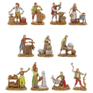Set 11 Mestieri Micro 3.5 per Presepi in Scala 1:50
