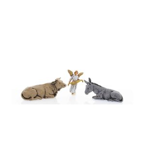 Set Bue Asino e Gloria Mini 6 Arabo per Presepi in Scala 1:22