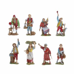 Set 8 Mestieri Compact 8 per Presepi in Scala 1:22