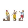 Set 3 soggetti napoletani cm 8