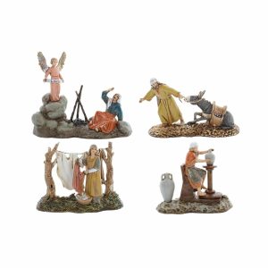 Set Gruppi 4 Soggetti Standard 10 Stile Arabo per Presepe in Scala 1:20