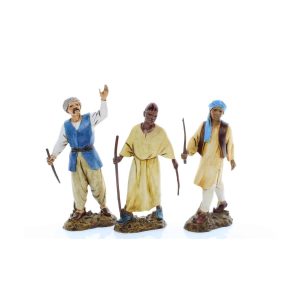 Set 3 Conducenti Arabi Medio 12 per Presepe in Scala 1:15