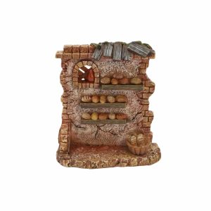 Bottega del Fornaio in Resina per Presepe 7,5x5x10,5 cm