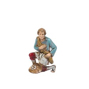 Compact 8 Kneeling Shepherd for 1:22 Scale Nativity Scenes