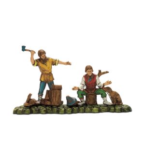 Standard 10 Neapolitan Style Lumberjacks for 1:20 Scale Nativity Scenes