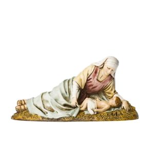Madone allongée avec enfant moyen 13 à l’échelle 1:15