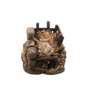 Enfant Jésus avec drap en berceau Prestige 15 Echelle 1:12