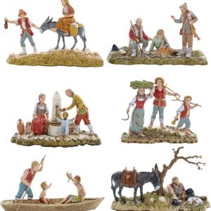 Set mit Gruppen von 6 Probanden 10 cm Stil 700