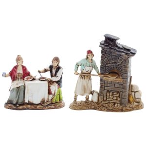 Set 2 Mestieri Compact 8 per Presepi in Scala 1:22