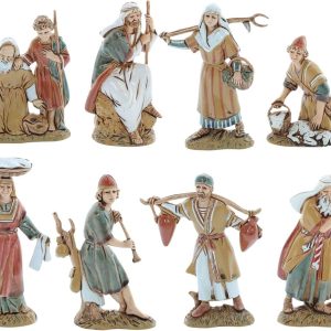 Bergers Set 8 Standard 10 style arabe pour crèche à l’échelle 1:20