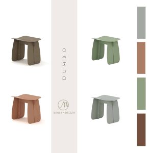 Asientos al aire libre DUMBO disponibles en 4 colores