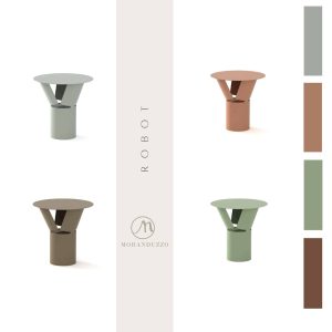 ROBOT Outdoor Coffee Table in 4 Color Variants