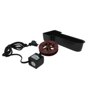 Kit de moulin à eau pour crèche avec plateau, pompe, tube et roue