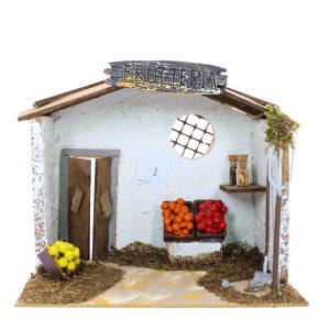 Bottega Osteria für Krippe 20x14x18 cm für 10 cm Figuren