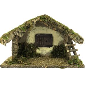 Cabane vide avec fenêtre et échelle pour des réglages détaillés