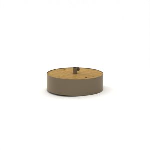ERCOLE Base de parasol ø 70 cm h 20 cm Marron RAL 8025