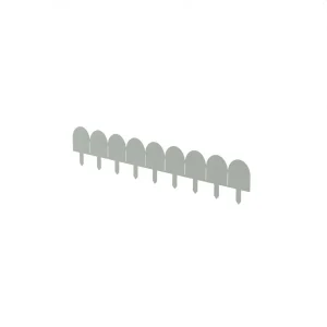 Bordura per Aiuola LOLLIPOP 144x24 cm Grigio RAL 7005