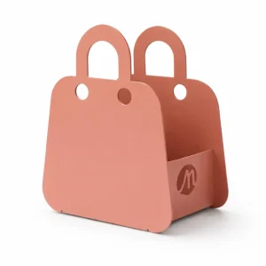 Porta Candele Citronella BAGBAG in Metallo 12x8,5x15 cm Beige Red RAL 3012