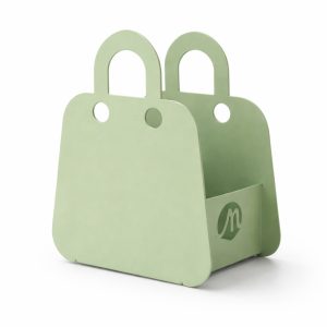 Bougeoir citronnelle BAGBAG Métal 12x8,5x15 cm Vert RAL 6021