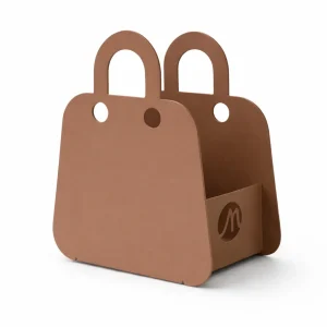 Porta Candele Citronella BAGBAG in Metallo 12x8,5x15 cm Marrone RAL 8025
