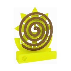 Portazampirone in metallo FLORIN colore Giallo con zampirone in primo piano