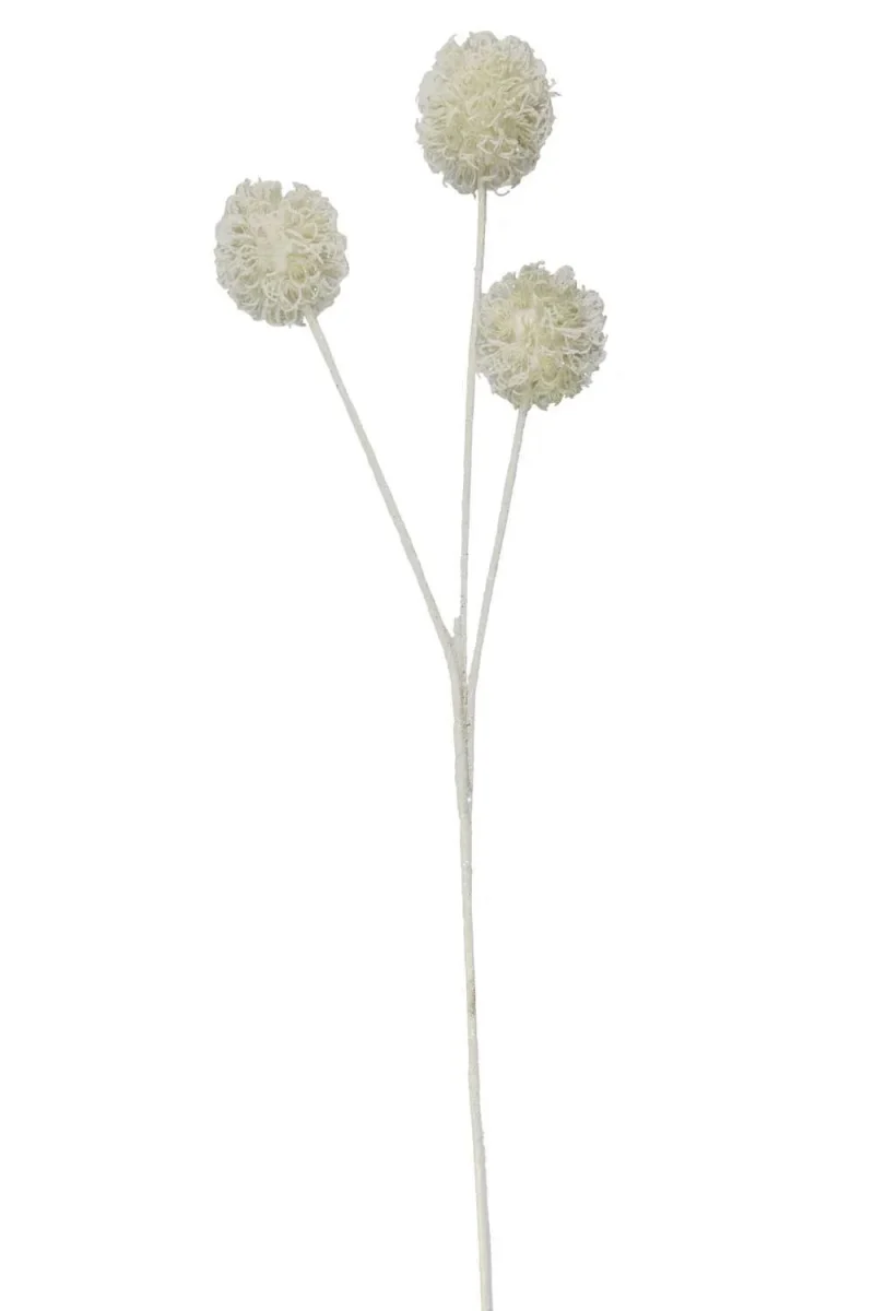 Flor de Ajo con Purpurina - h 82 cm